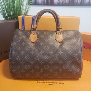 ♥️sold♥️100% Authentic Louis Vuitton Speedy 30 Handbag
